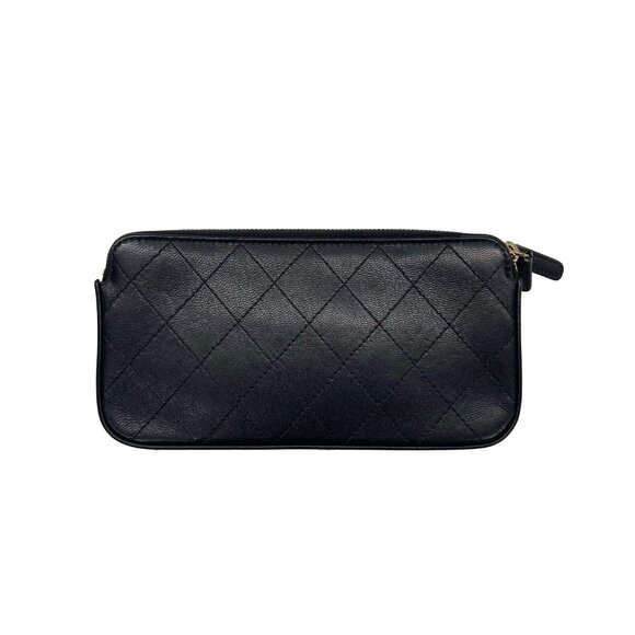 Chanel Quilted Pearl Wallet on Chain Black - Picture 3 of 11